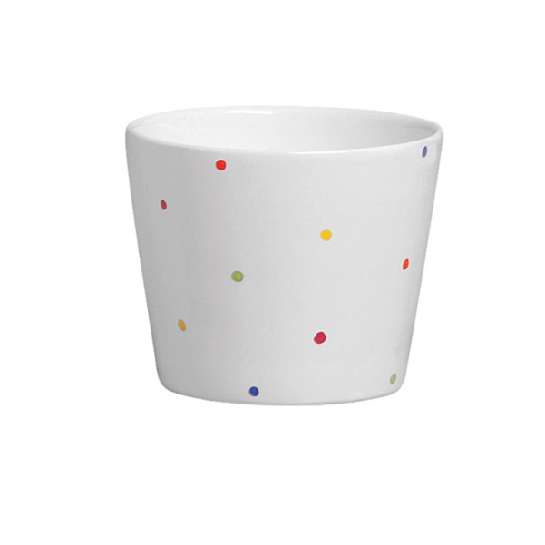 Vaso Branco com Poás Colors